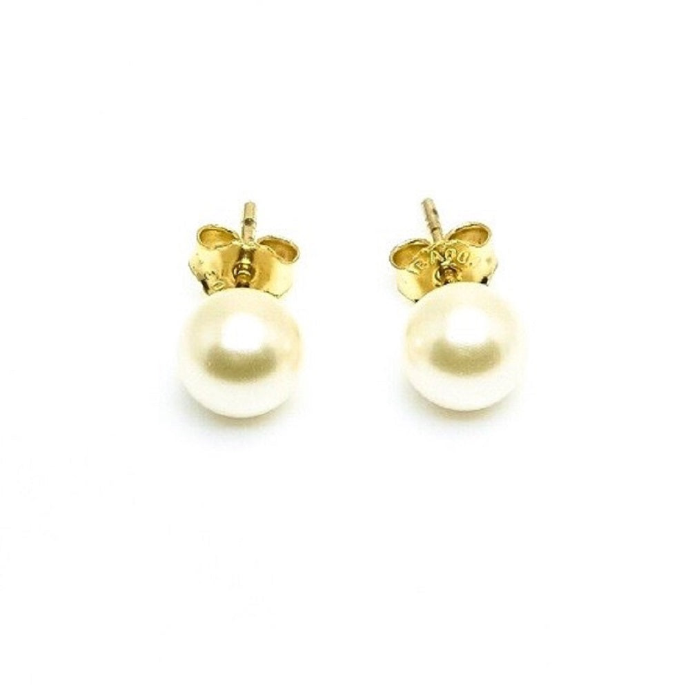 Genuine Mallorca Pearl Stud Earring