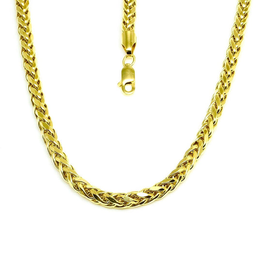 14Kt Yellow Gold 3mm Solid Franco Chain